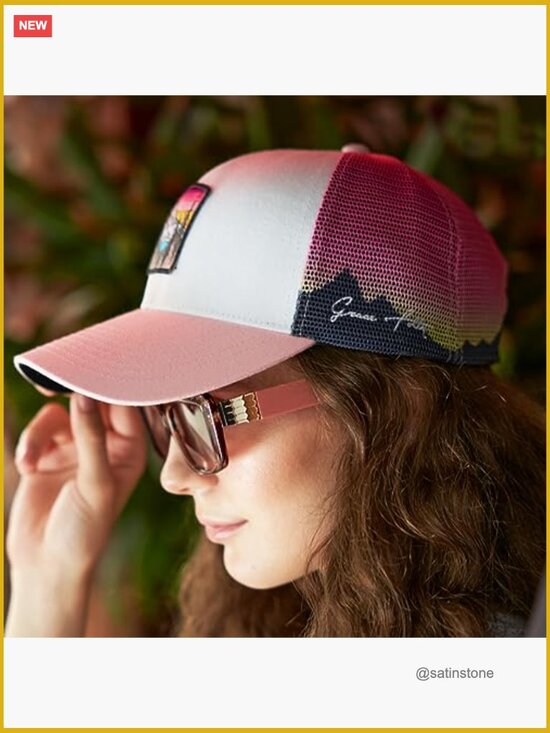 Trucker Hat Snapback Baseball Cap for Women - Adjustable Summer Hat main image 7